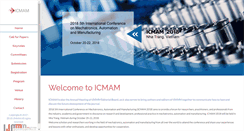 Desktop Screenshot of icmam.org