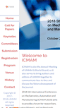 Mobile Screenshot of icmam.org