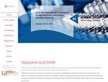 Tablet Screenshot of icmam.org